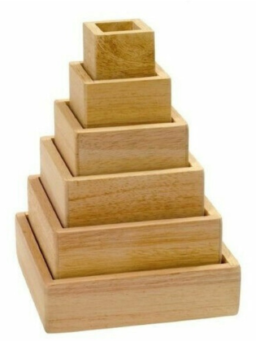 Guidecraft Stacking Rainbow Pyramid - Picture 5 of 15